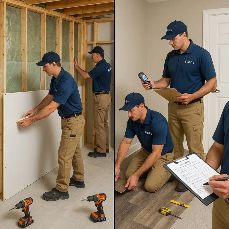 Repairs and Reconstruction process in Wyoming, MN